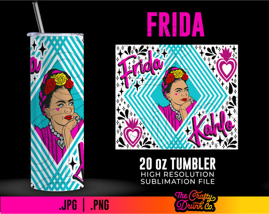 Frida Kahlo Tumbler Wrap