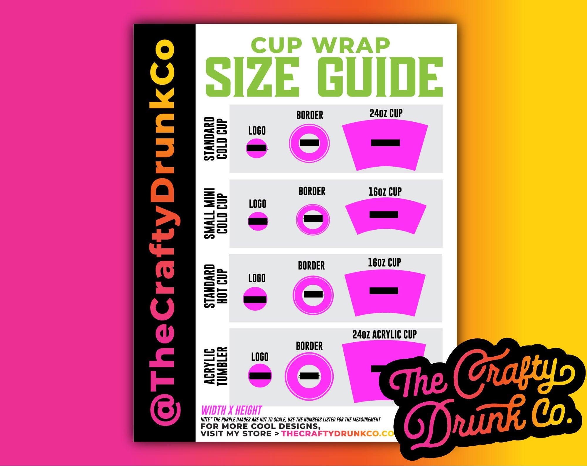 Cup Wrap Size Guide
