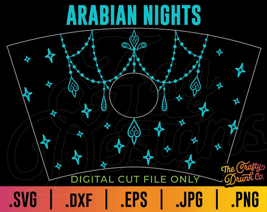 Arabian Nights Cup Wrap - TheCraftyDrunkCo