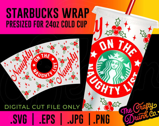 Naughty Cold Cup Wrap - TheCraftyDrunkCo