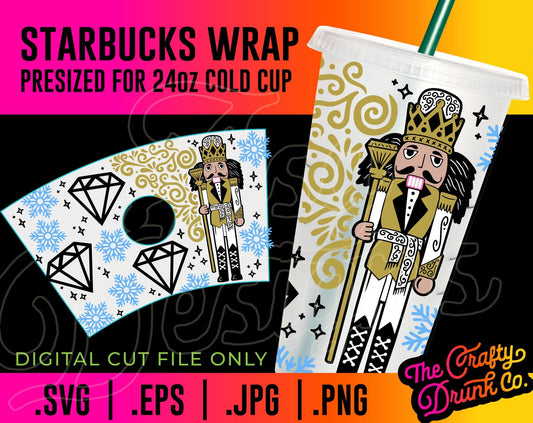 Royal Nutcracker Cold Cup Wrap - TheCraftyDrunkCo