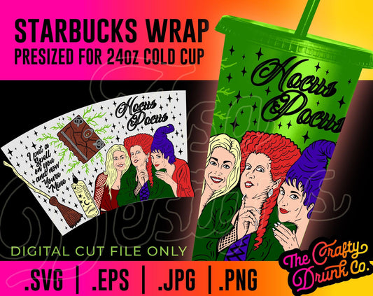 Witches Cold Cup Wrap - TheCraftyDrunkCo