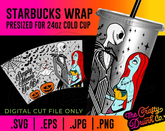 Meant To Be Cold Cup Wrap - TheCraftyDrunkCo