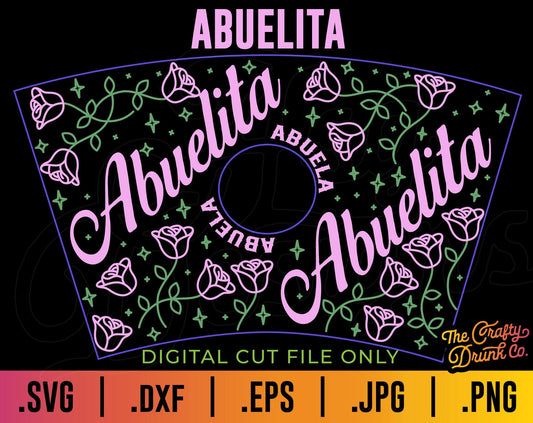 Abuelita Cup Wrap - TheCraftyDrunkCo