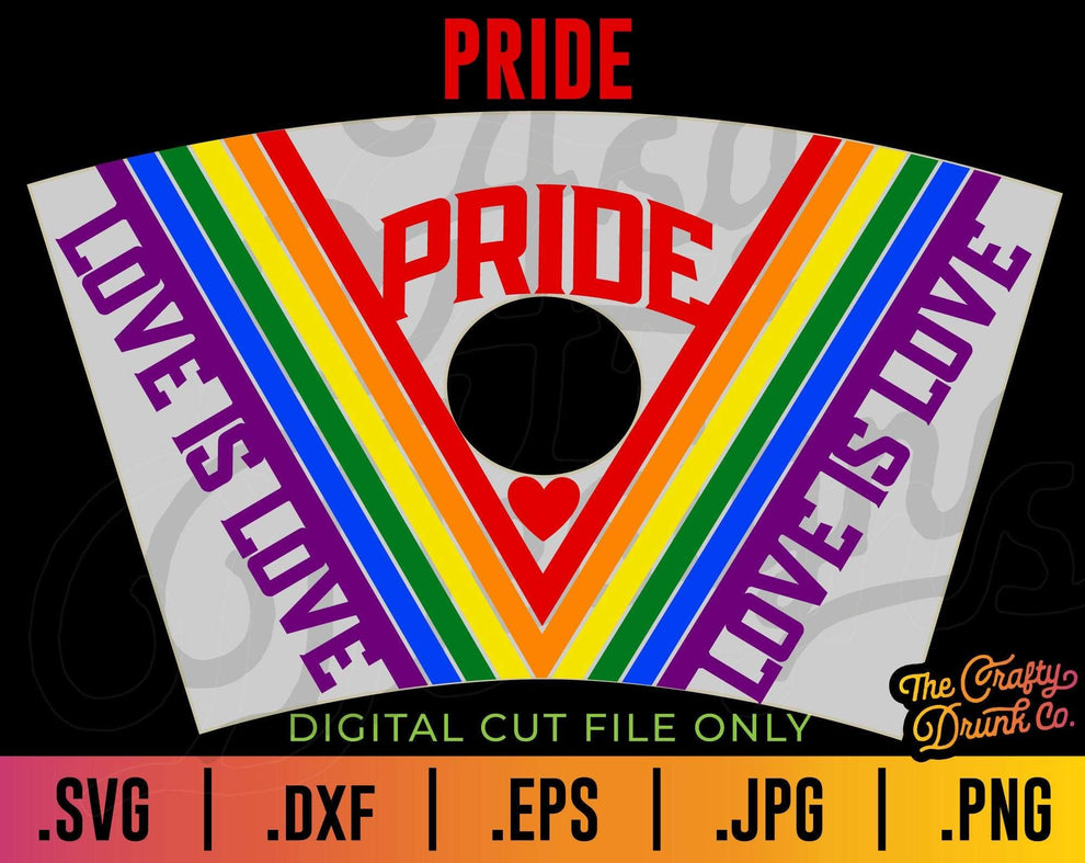Pride LGBTQ Cup Wrap – TheCraftyDrunkCo